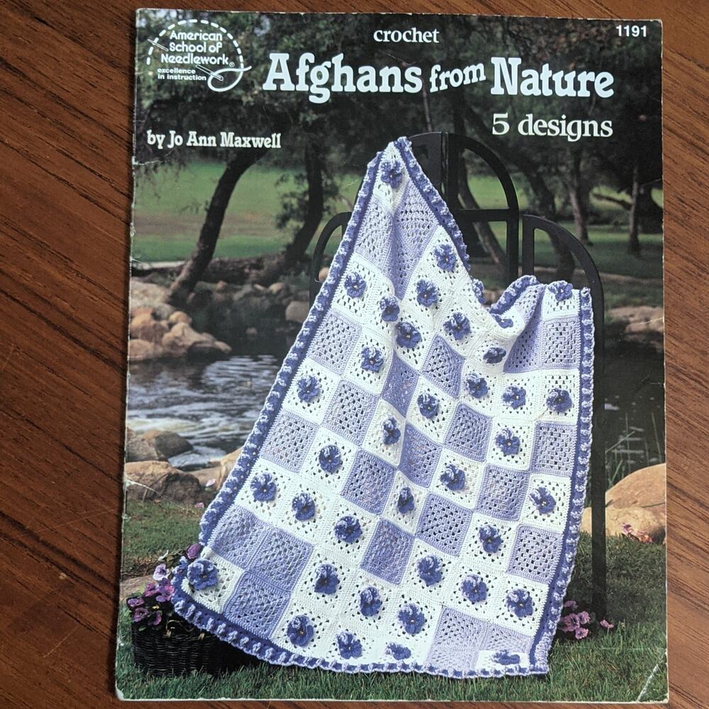 Afghans from Nature Crochet Pattern Book
